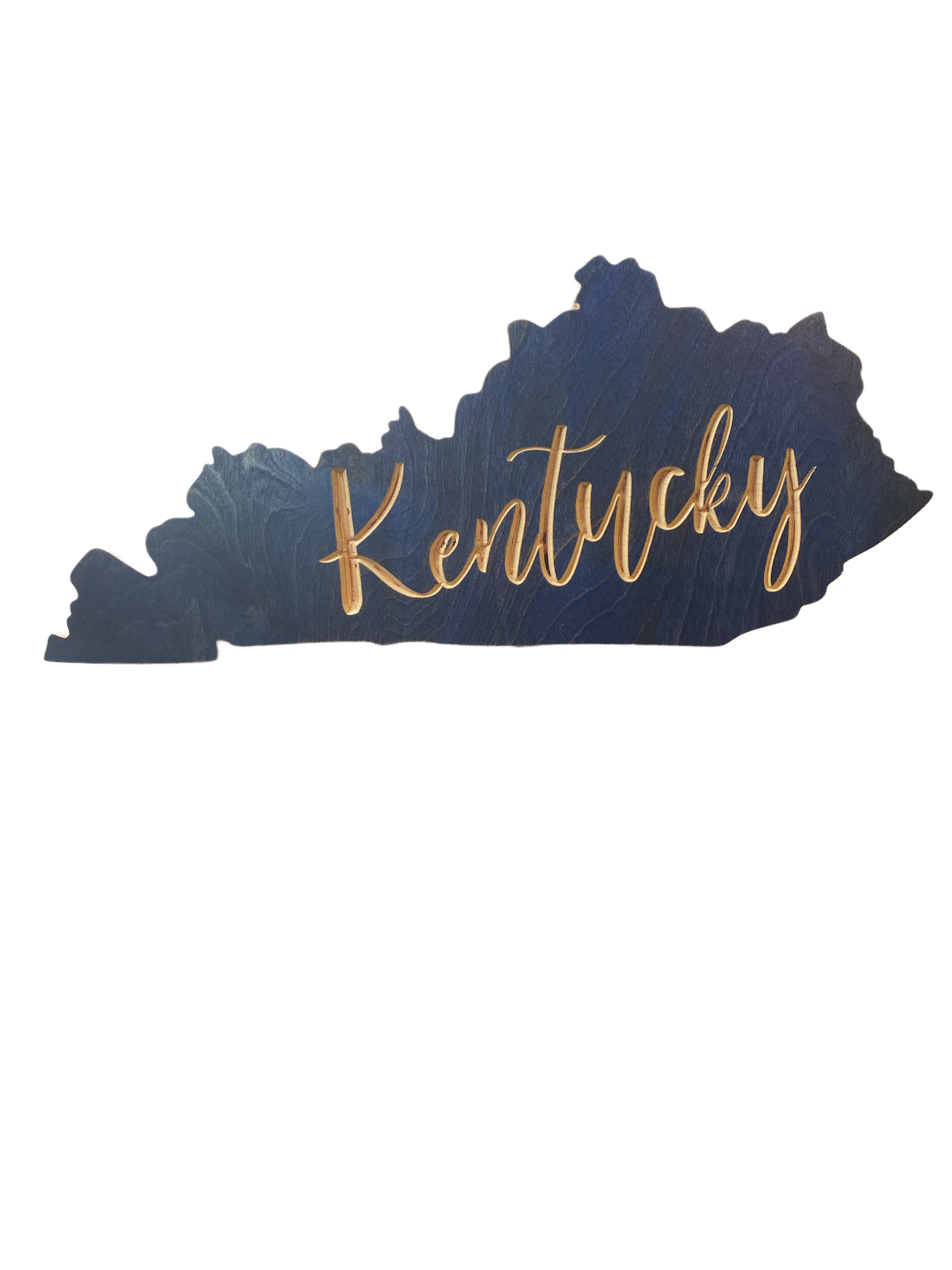 Kentucky Wood Carved Wall Art Wood Sign